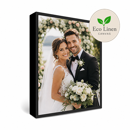 24x36" Framed Eco Linen Canvas Print