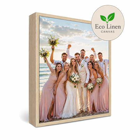 24x36" Framed Eco Linen Canvas Print