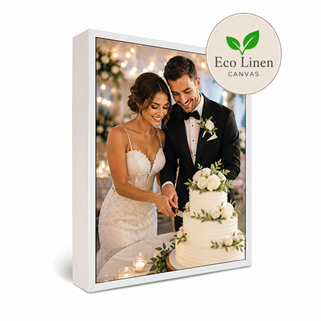 24x36" Framed Eco Linen Canvas Print