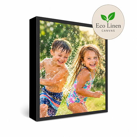 30x40" Framed Eco Linen Canvas Print