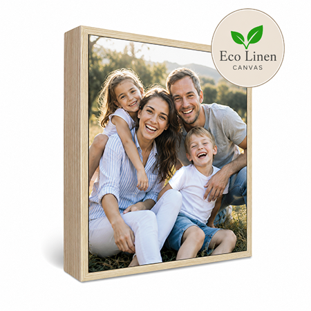 30x40" Framed Eco Linen Canvas Print