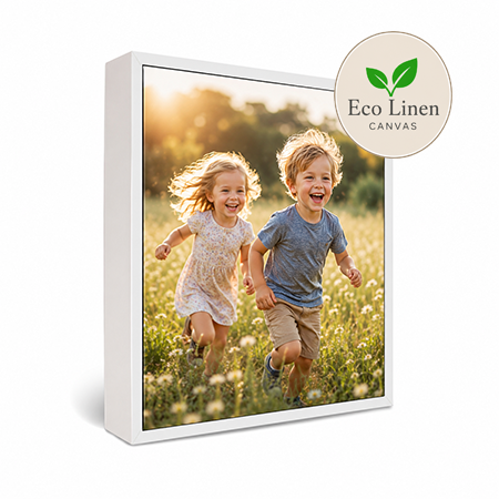30x40" Framed Eco Linen Canvas Print