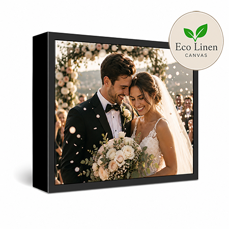 40x60" Framed Eco Linen Canvas Print