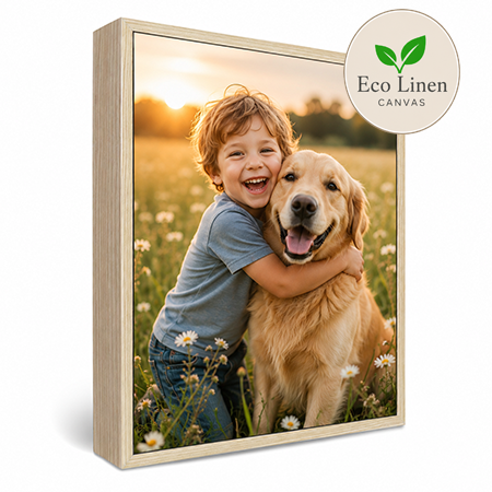 40x60" Framed Eco Linen Canvas Print
