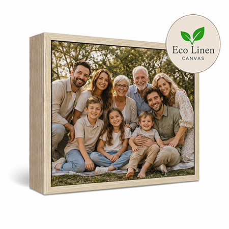 40x60" Framed Eco Linen Canvas Print