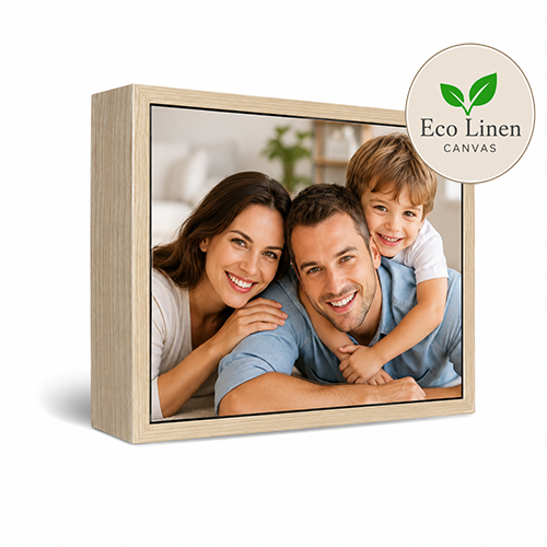 8x12" Framed Eco Linen Canvas Print
