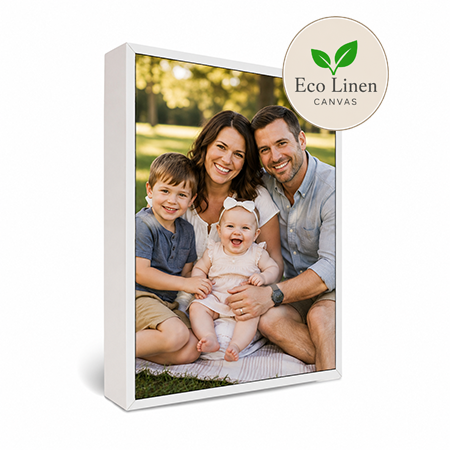 8x12" Framed Eco Linen Canvas Print