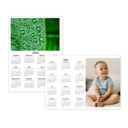 Instore Express Single Page Yearly Calendar A4