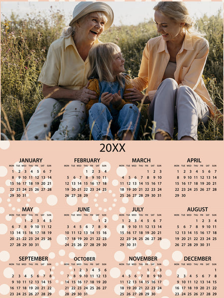 8x12" Sticky Calendar