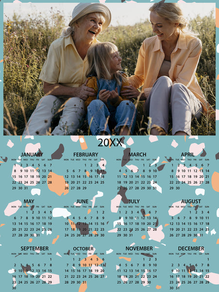 8x12" Sticky Calendar