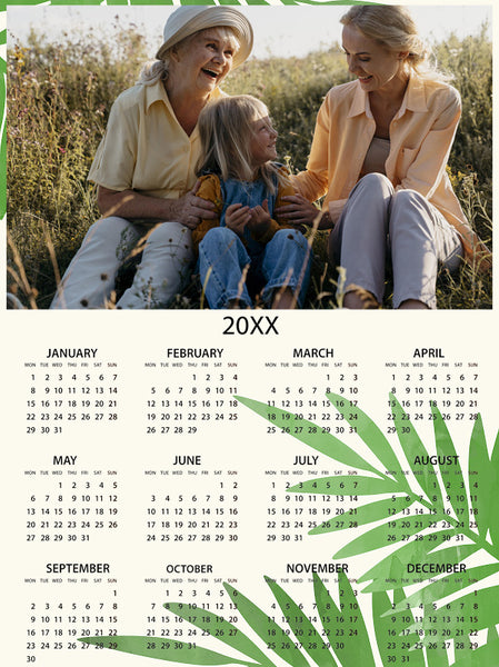 8x12" Sticky Calendar