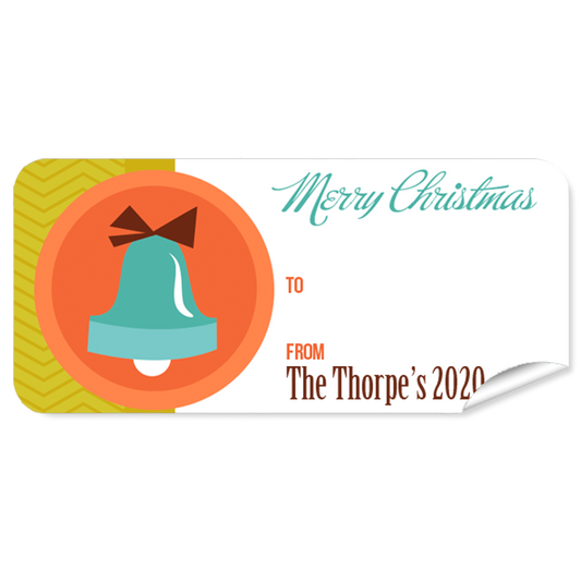 Bells 27pk Labels Christmas