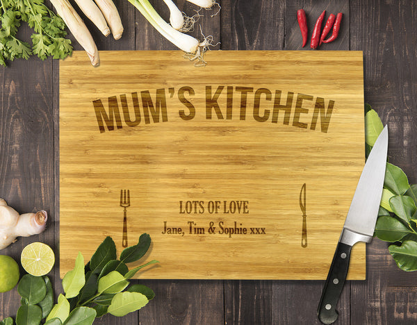 12x16 Inch Personalised Bamboo Cutting Boards