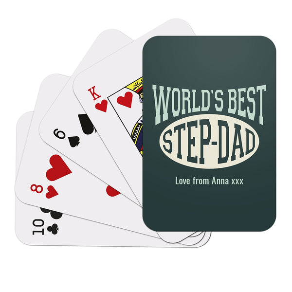 Personalised Father&#39;s Day Playing Cards