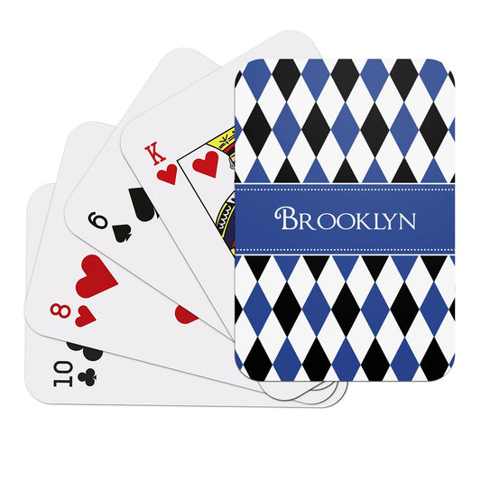 Checkered Playing Cards