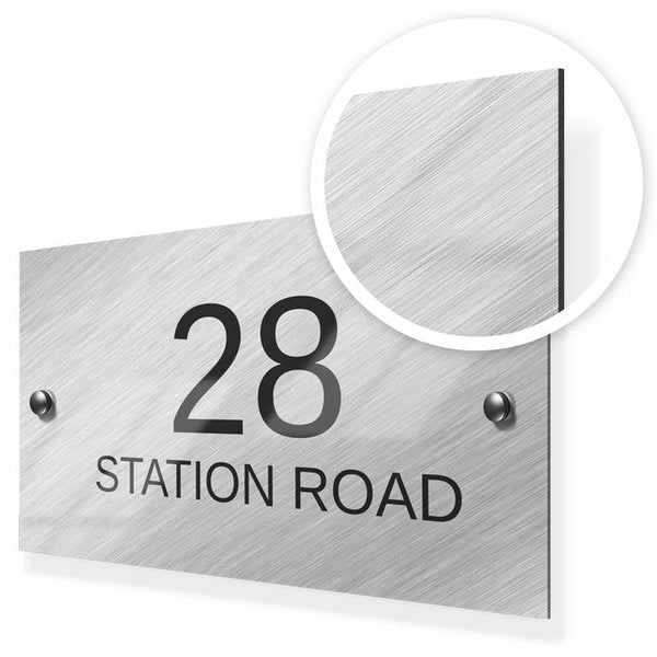 Large Metal House Signs