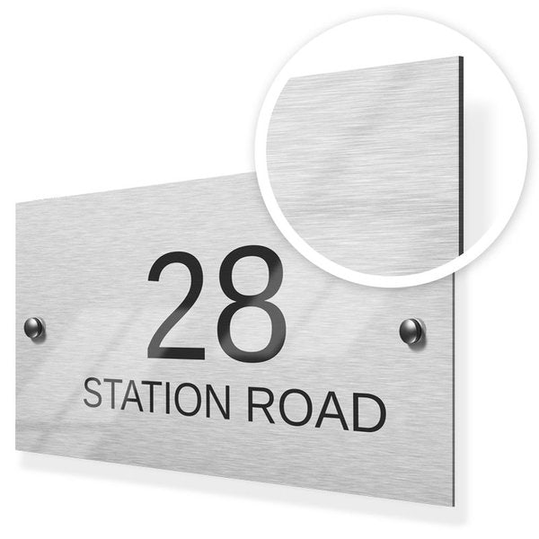 Large Metal House Signs