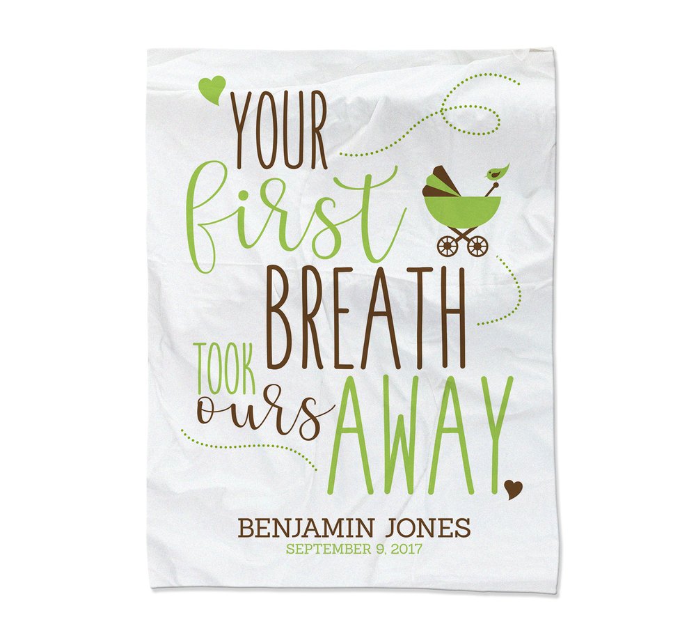 First Breath Blanket - Medium  (45x60")