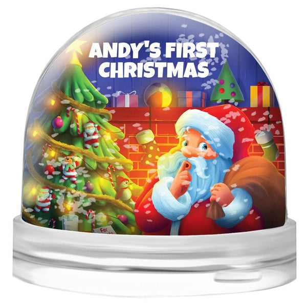 Personalised Christmas Snow Globes