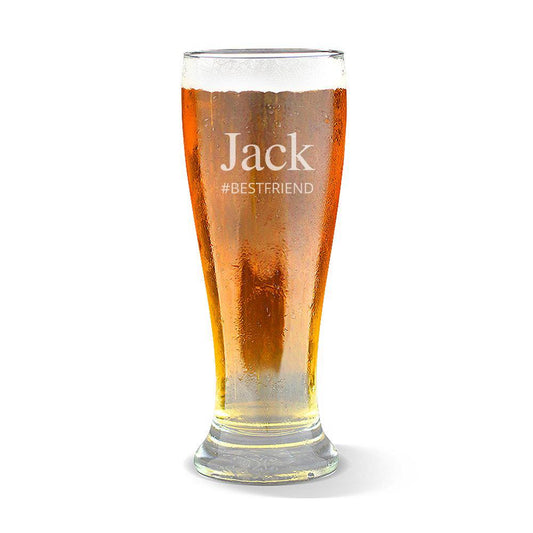Hash Tag Premium 285ml Beer Glass