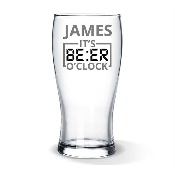 Colour Printed Beer Glasses