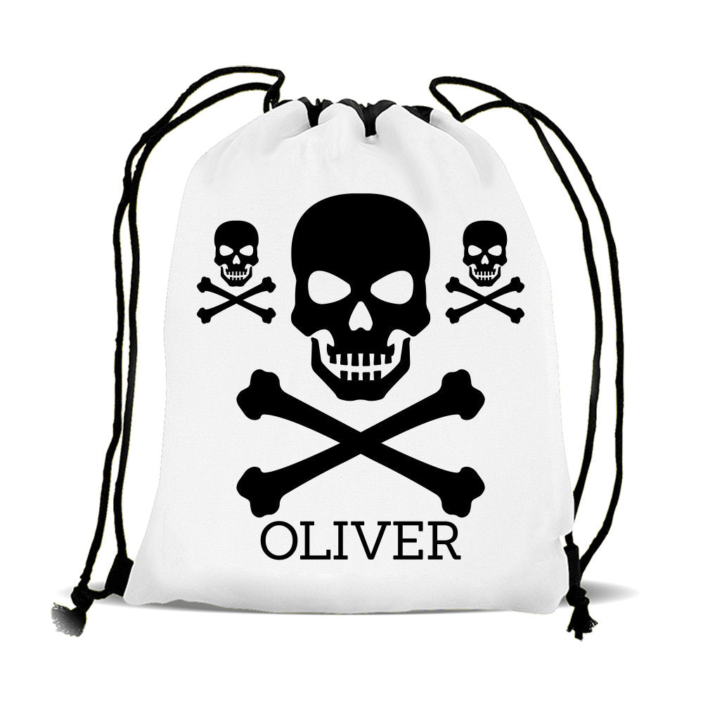 Skulls Drawstring Sports Bag