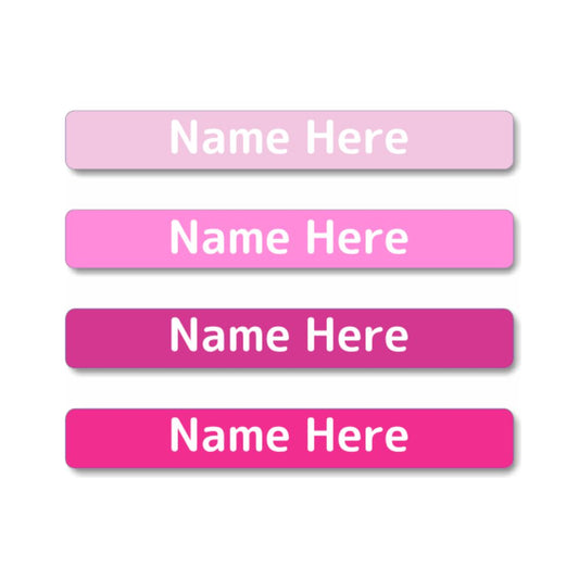 Pinks Mini Name Labels 40pk