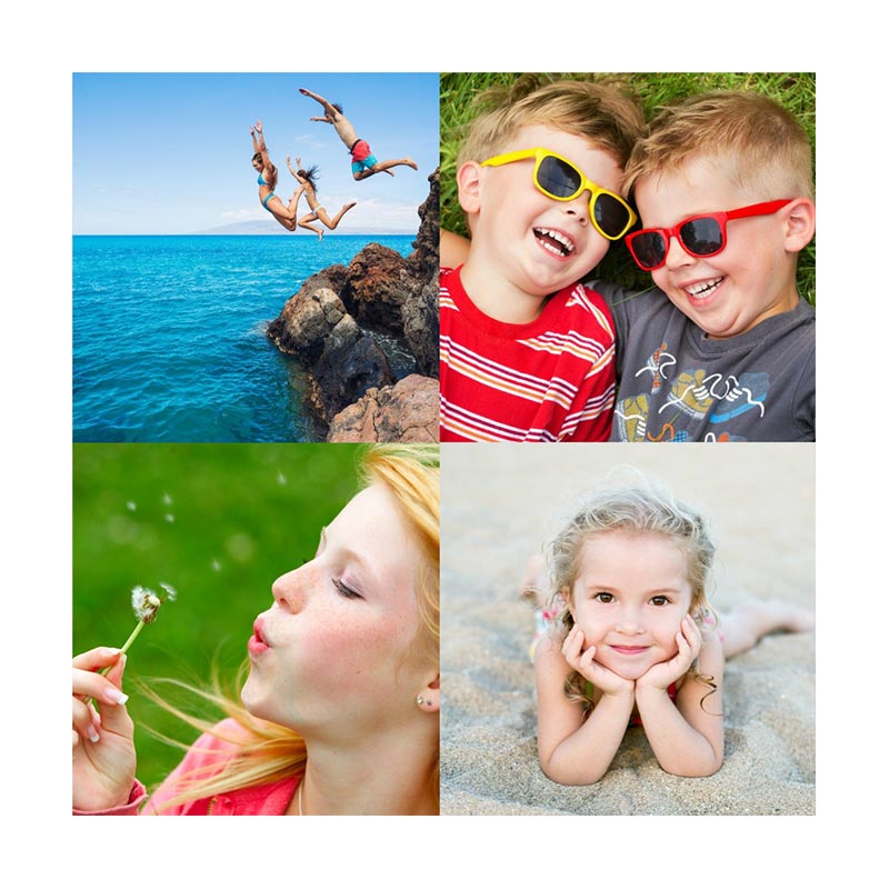 5x5" (12x12cm) Collage Print