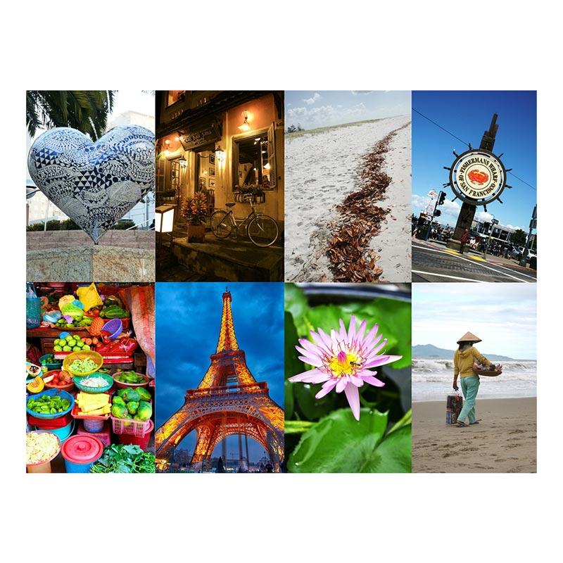 8x10" (20x25cm) Collage Print