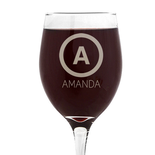 Initial Design Wine 410ml Glass
