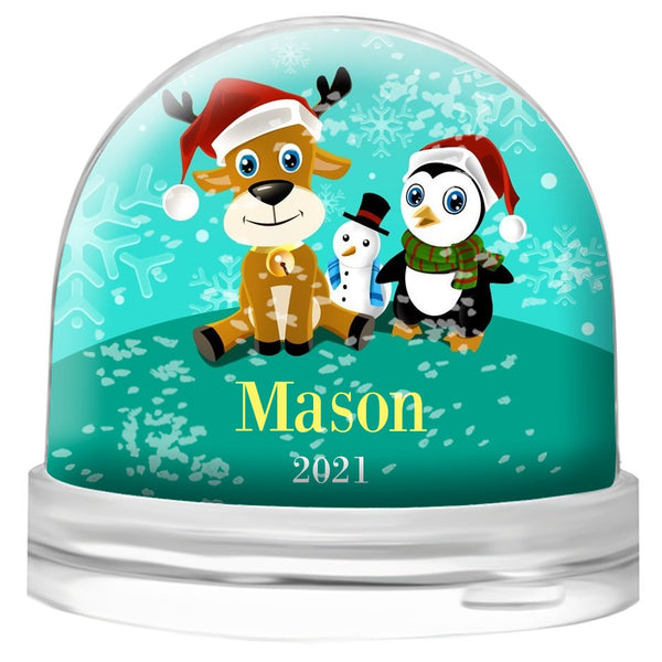 Personalised Christmas Snow Globes