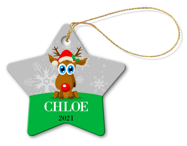 Personalised Christmas Star Decorations