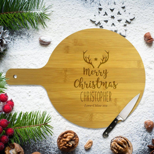 Personalised Christmas Bamboo Cutting Boards