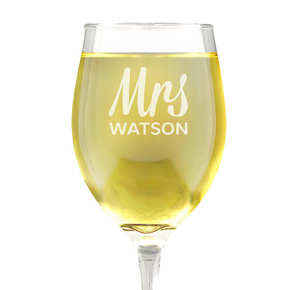 Mrs Design Wine 410ml Glass