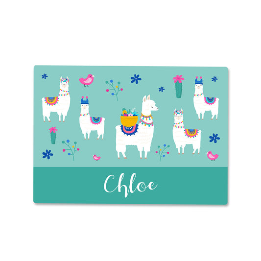 Large Llama Wipe Clean Placemat